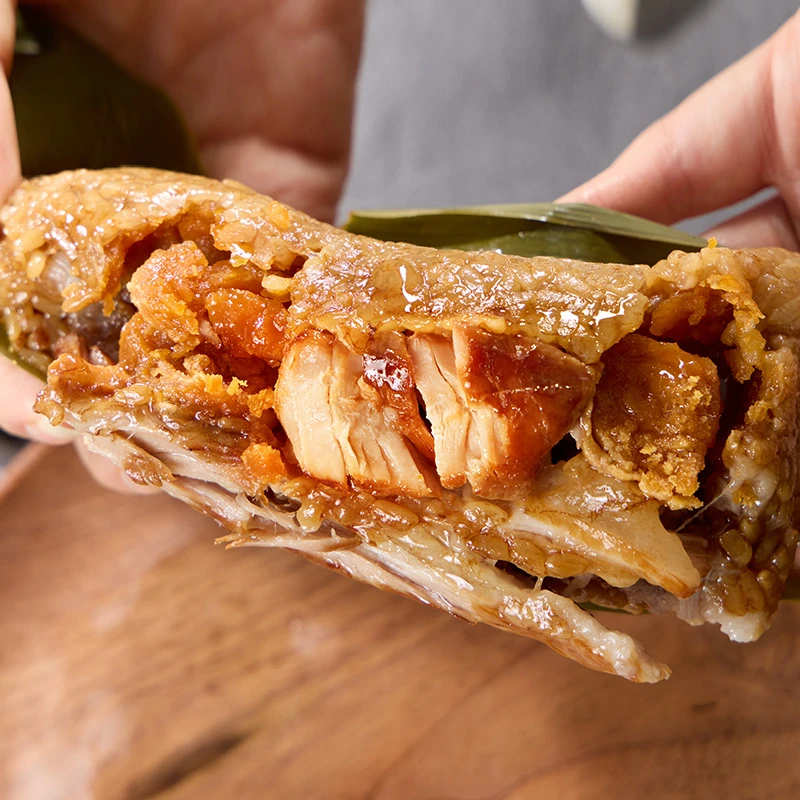 嘉兴风味粽子枕头粽260g*8只梅干菜五花肉粽大肉粽真空端午清仓