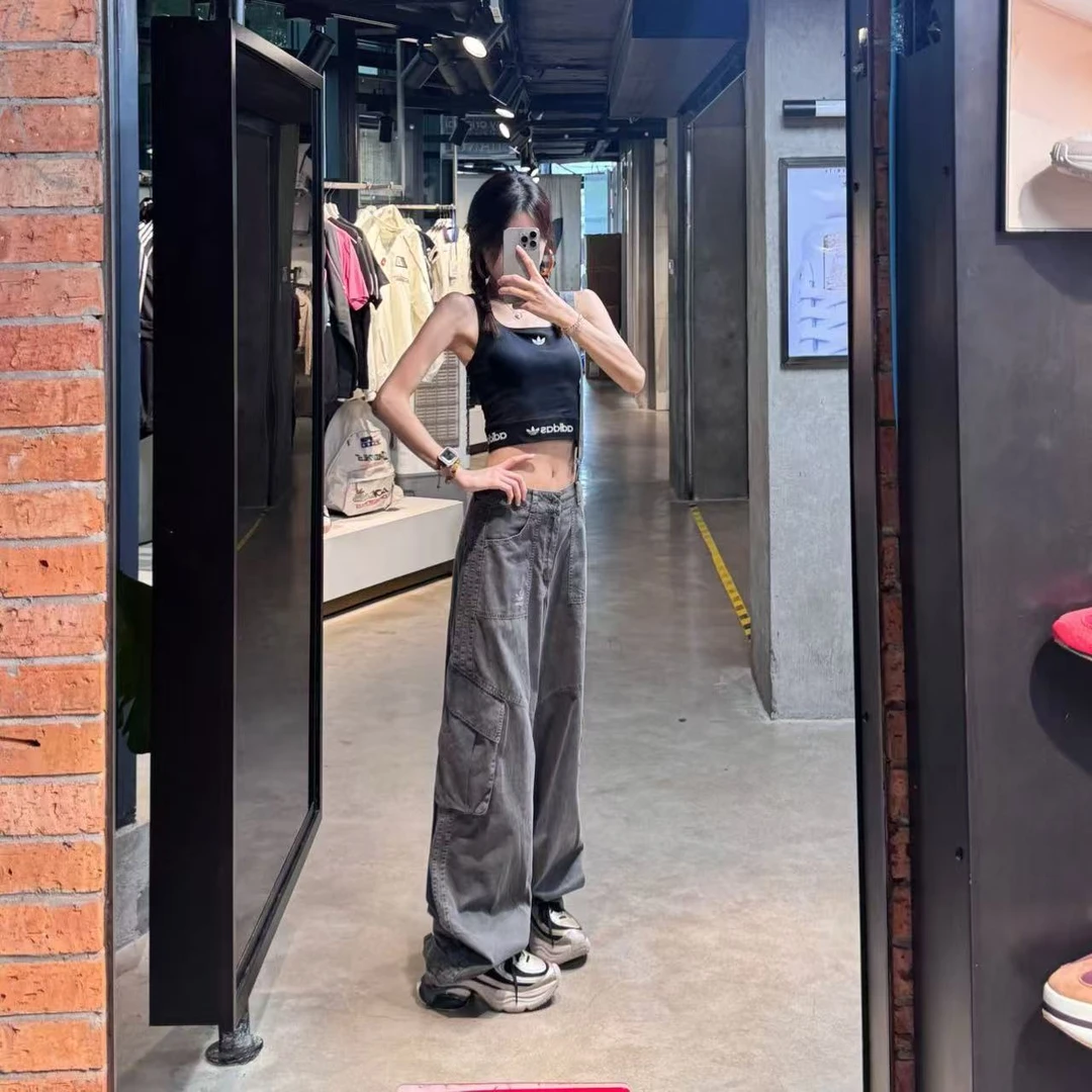 CURVED TROUSERS 纯棉休闲梭织宽松运动裤 KH1180 KH1179