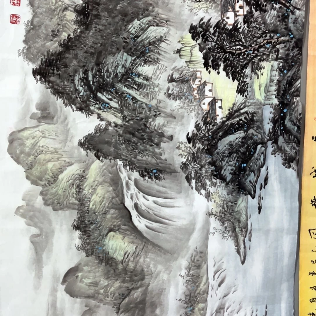国画国画作品老师手绘