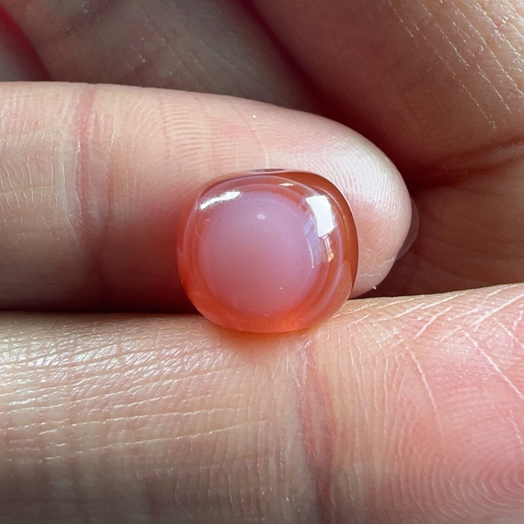 南红玛瑙天眼老型10.8*9.1未镶嵌