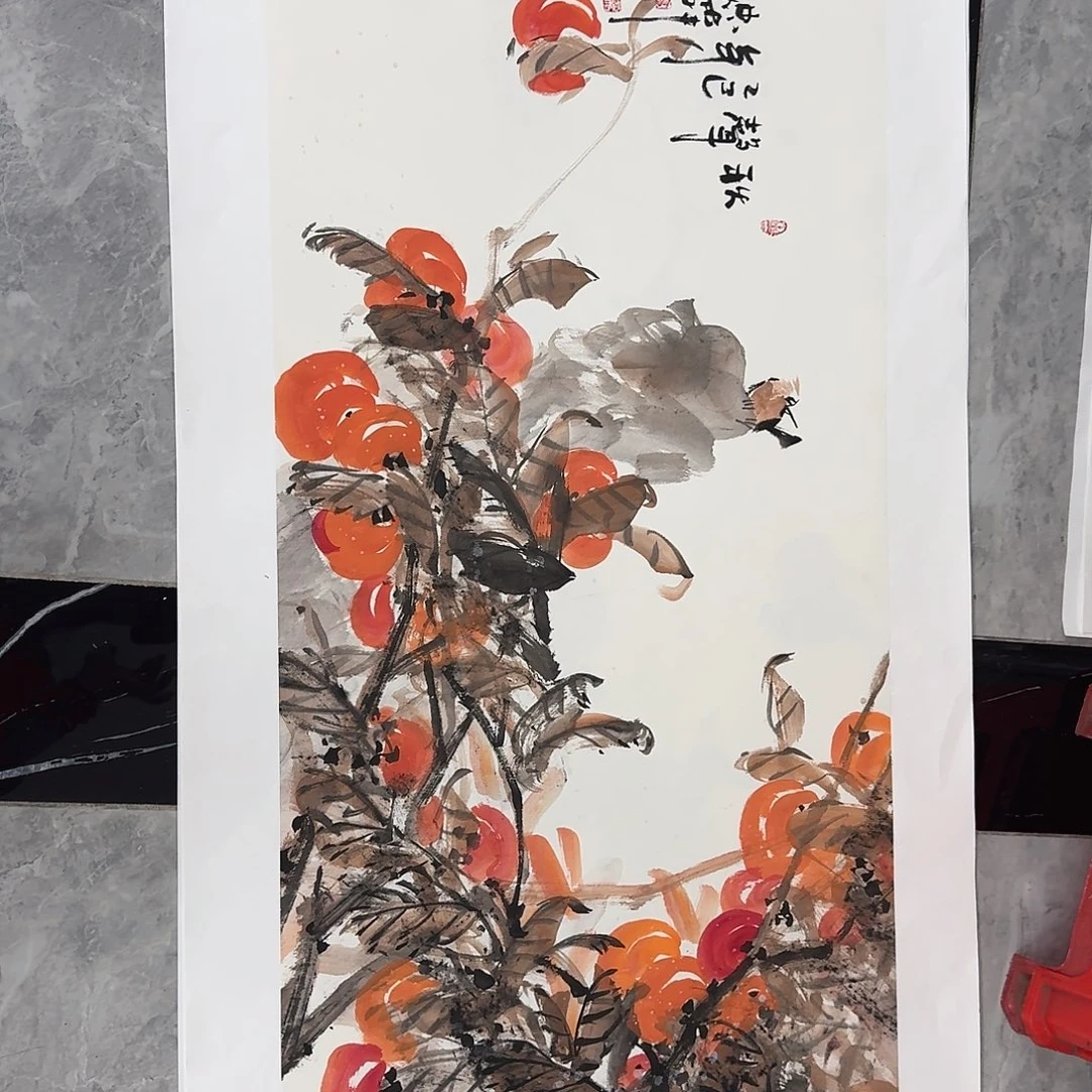 国画国画作品欣赏 100*50