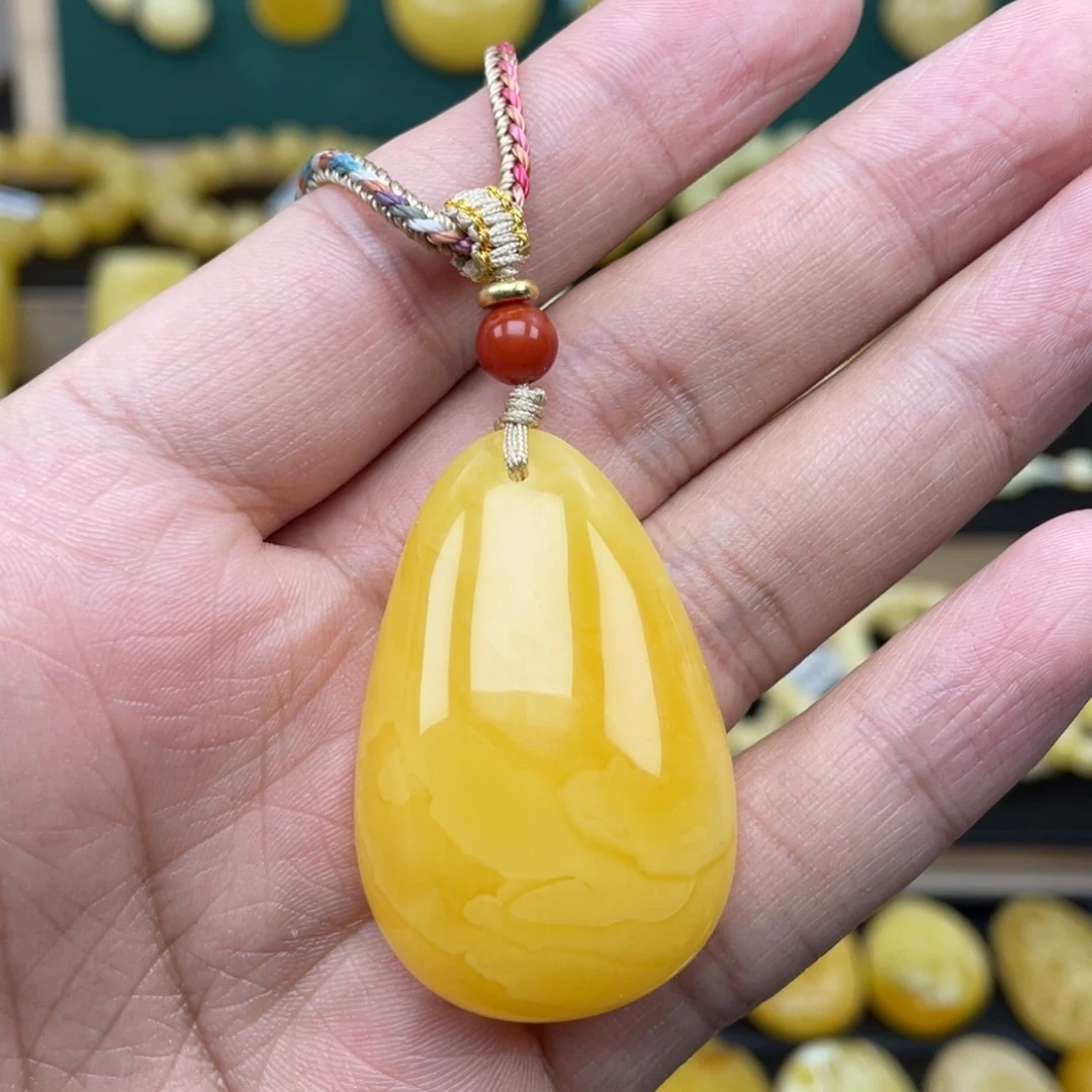 琥珀裸石未镶嵌琥珀蜜蜡