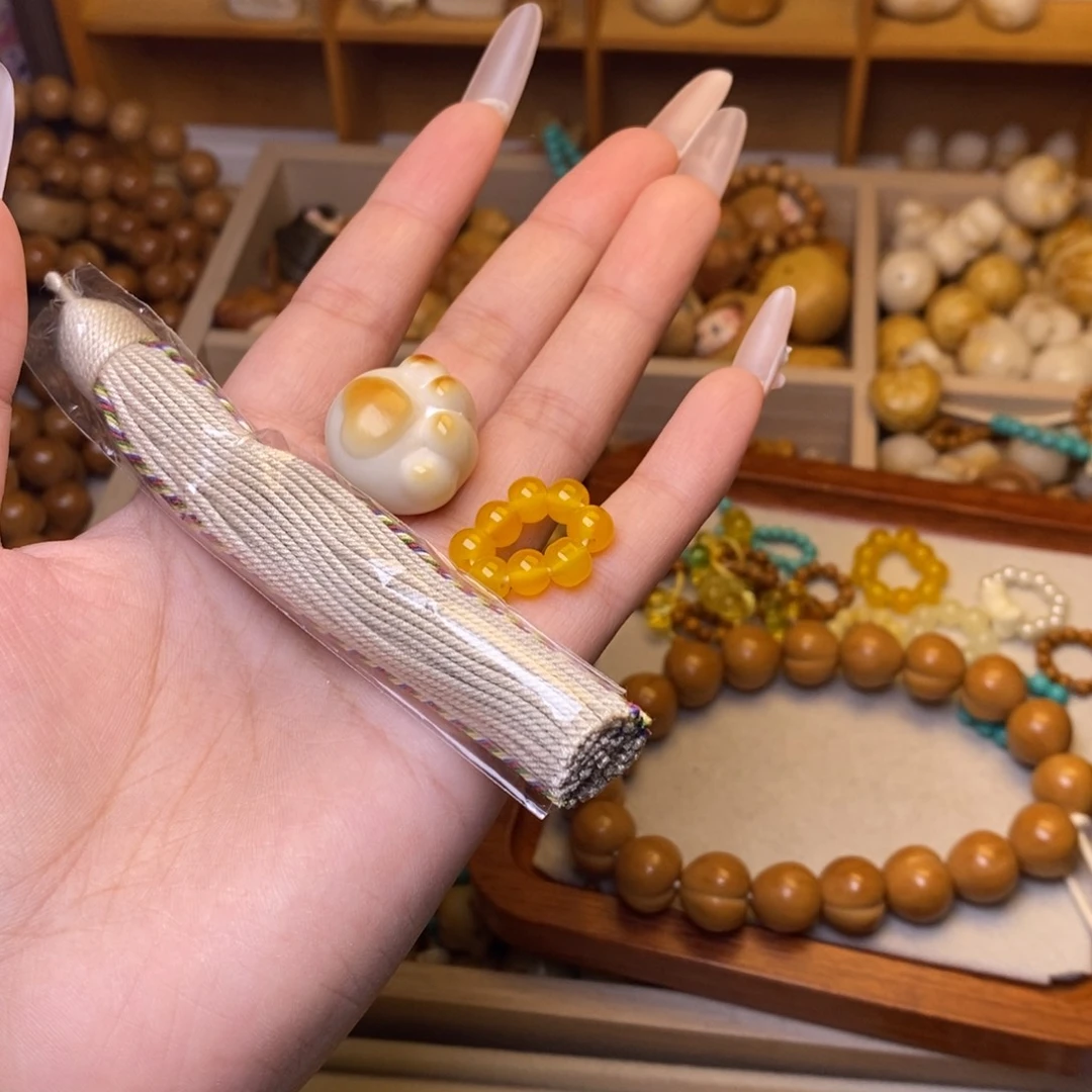 吊坠猴头核桃流苏卡环猫爪