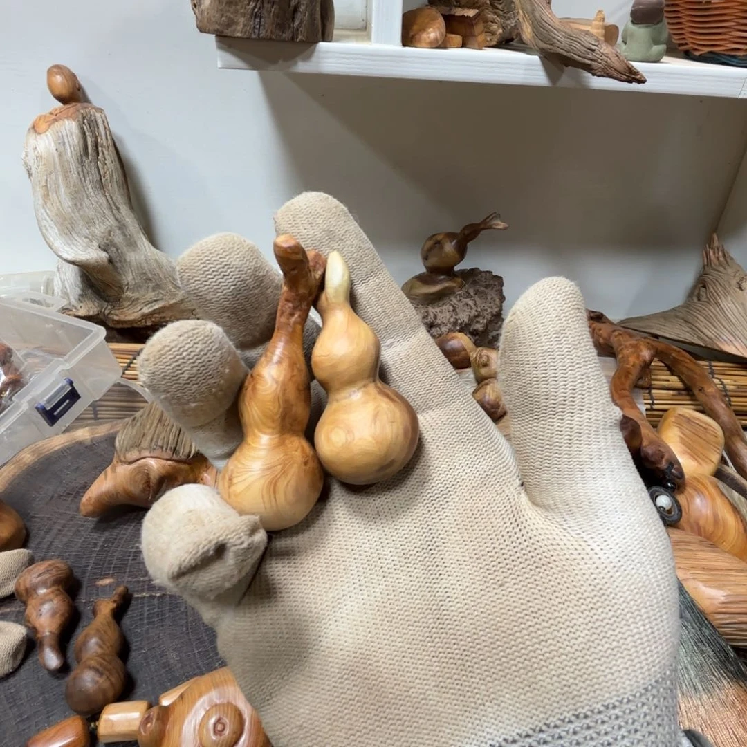 柏木（崖柏）勿**心北太行随行手把件