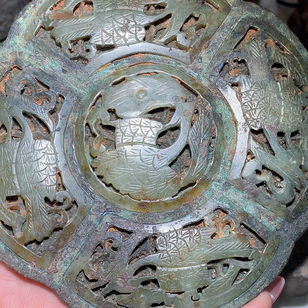 仙***缘和田玉（糖玉）未镶嵌挂件
