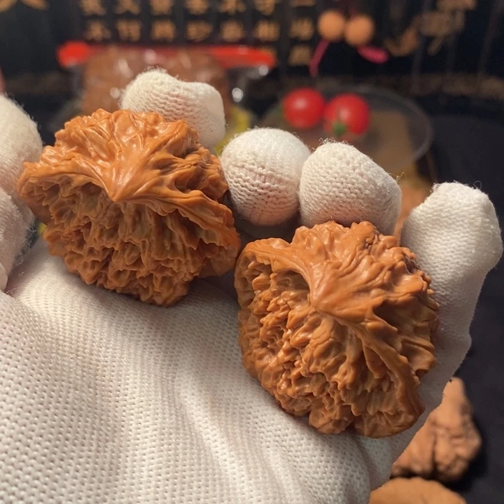 文玩核桃吊坠蛇头44
