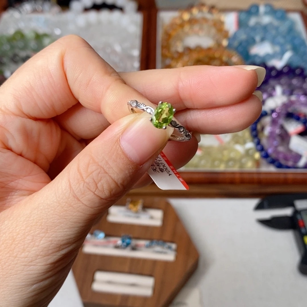 手链水晶未镶嵌橄榄石戒指