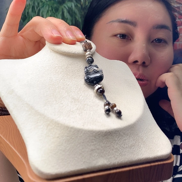 水晶颈饰未镶嵌定制款多样性发一