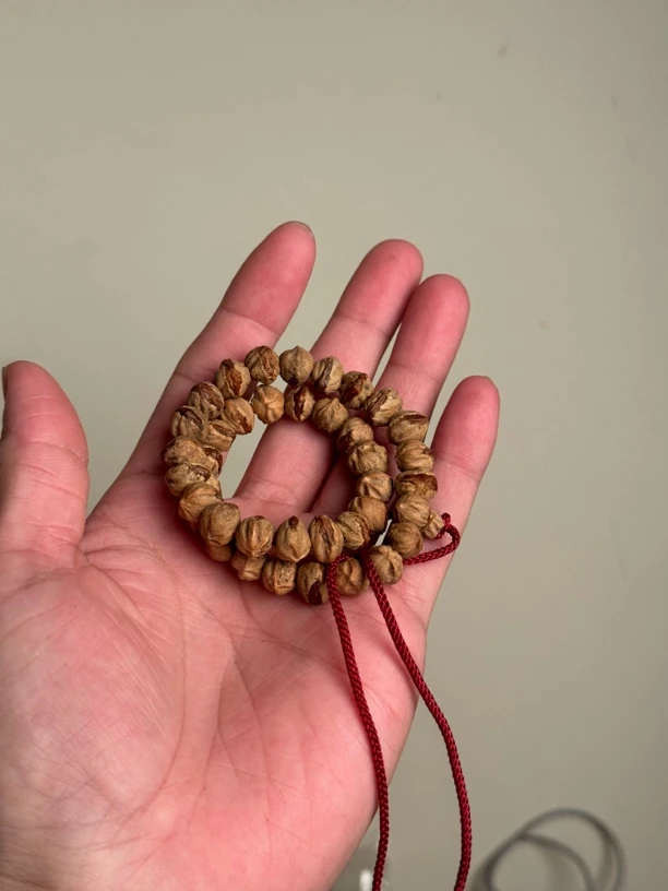 热振柏香籽原桩横打红芽手持