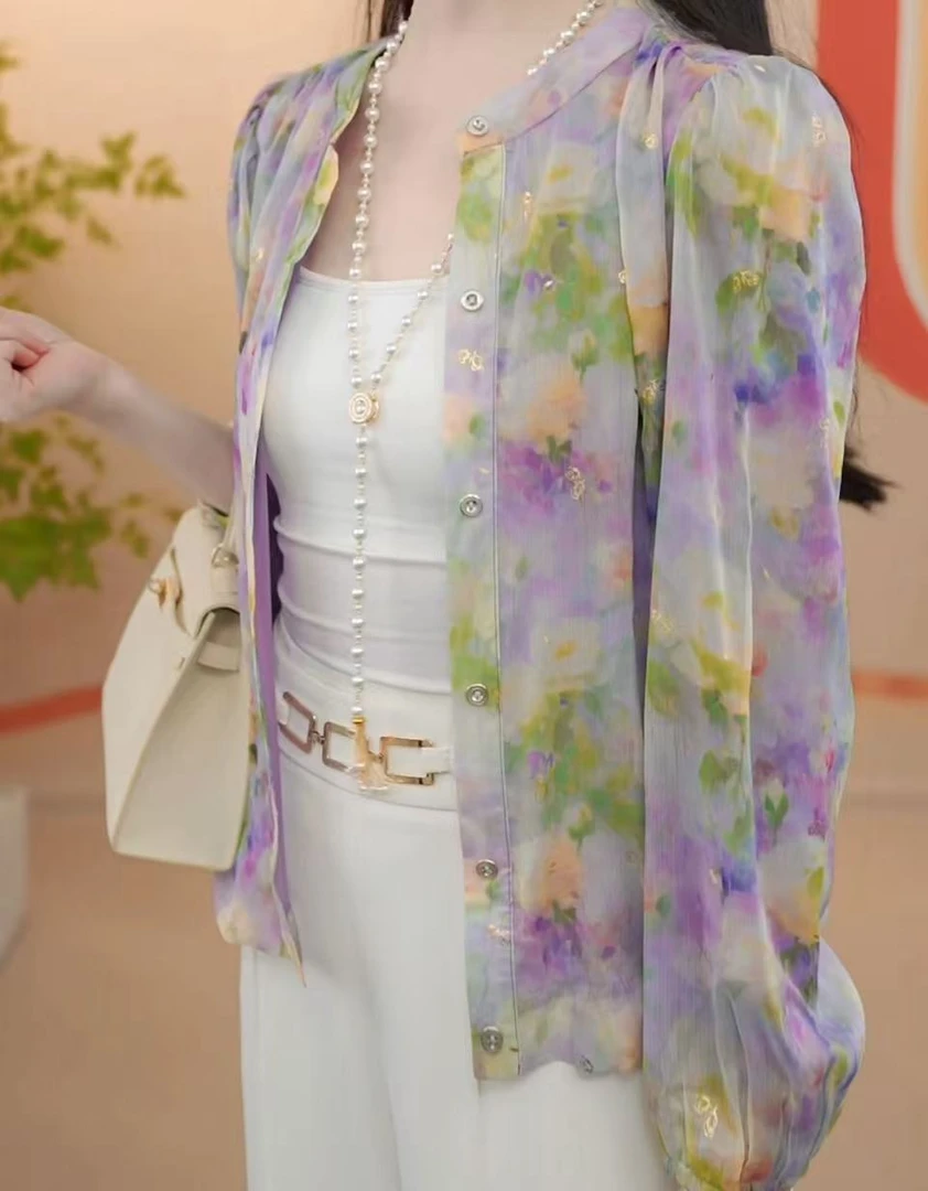 X2200【出口原单】优雅高级时尚显瘦开衫-闪闪