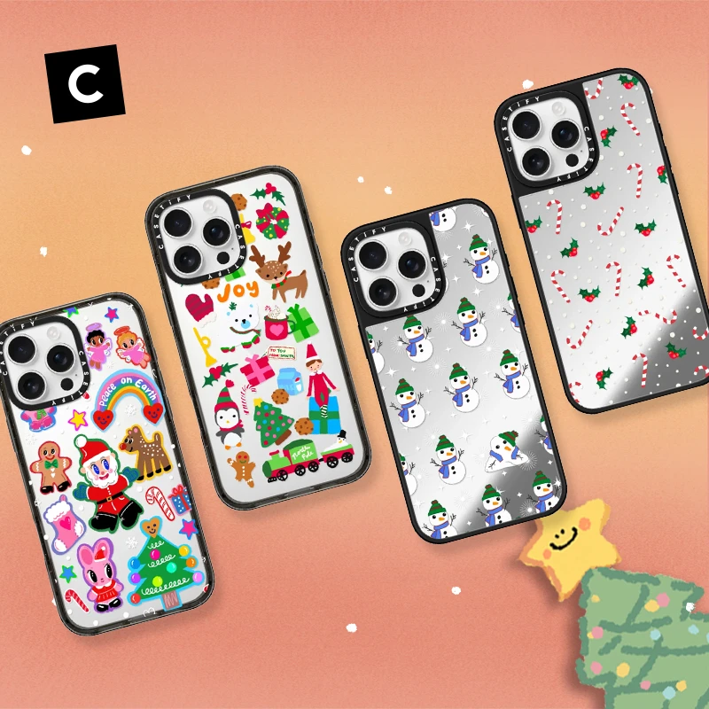 CASETiFY 圣诞系列合集 满印 圣诞老人 适用于iPhone16系列手机壳