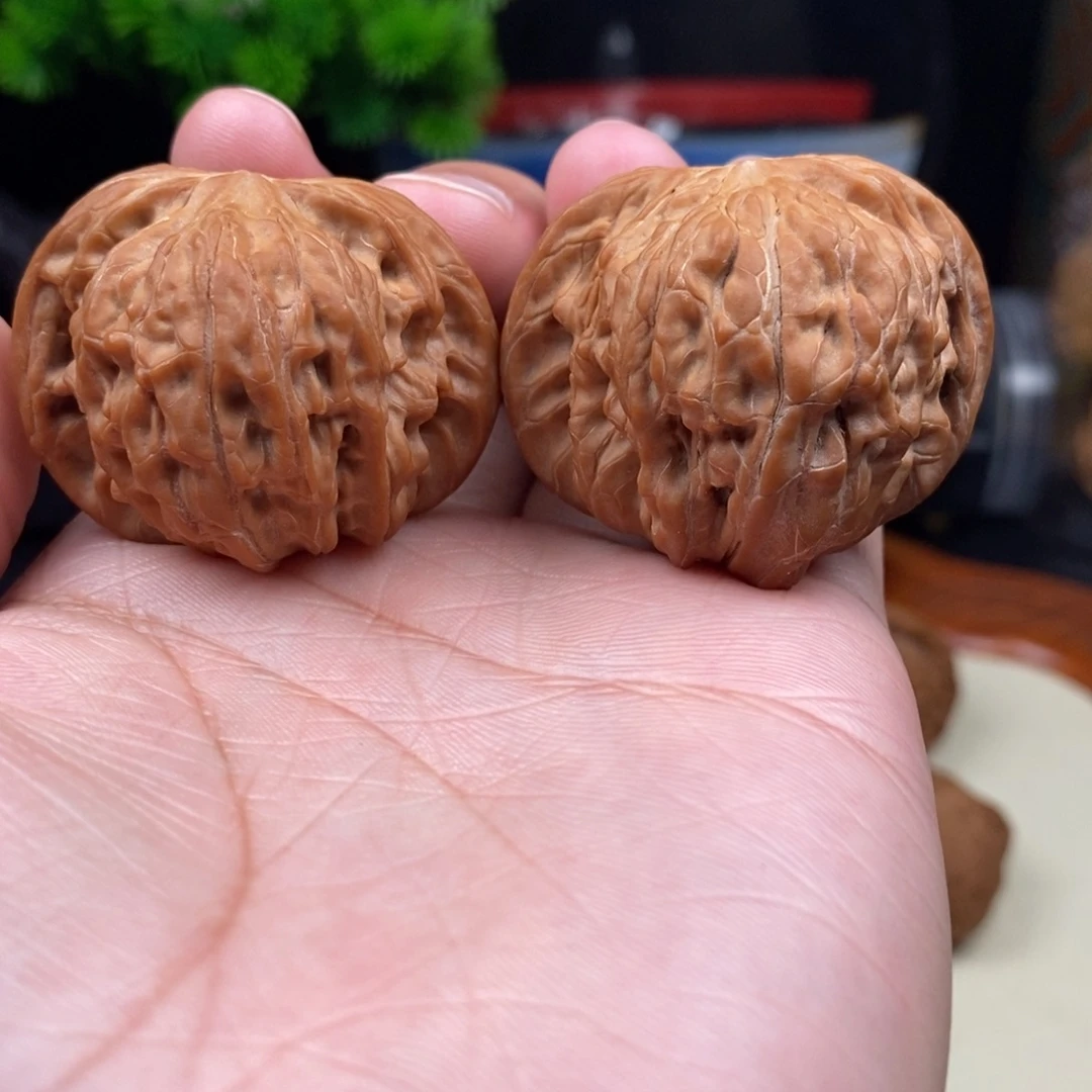 文玩核桃把件磨盘42