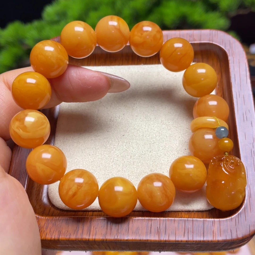 蜜蜡手链未镶嵌手串