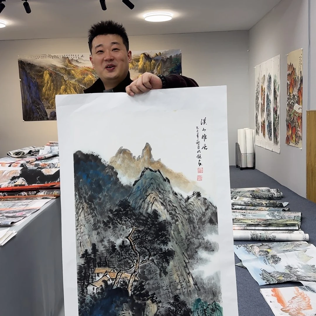 国画国画作品宣纸纯手绘