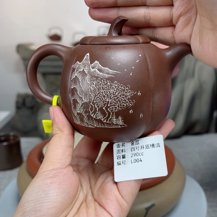 紫砂茶壶紫砂刻绘