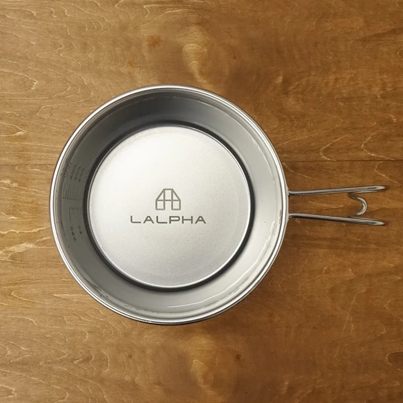 日本LALPHA不锈钢洛基杯户外野餐露营餐具碗