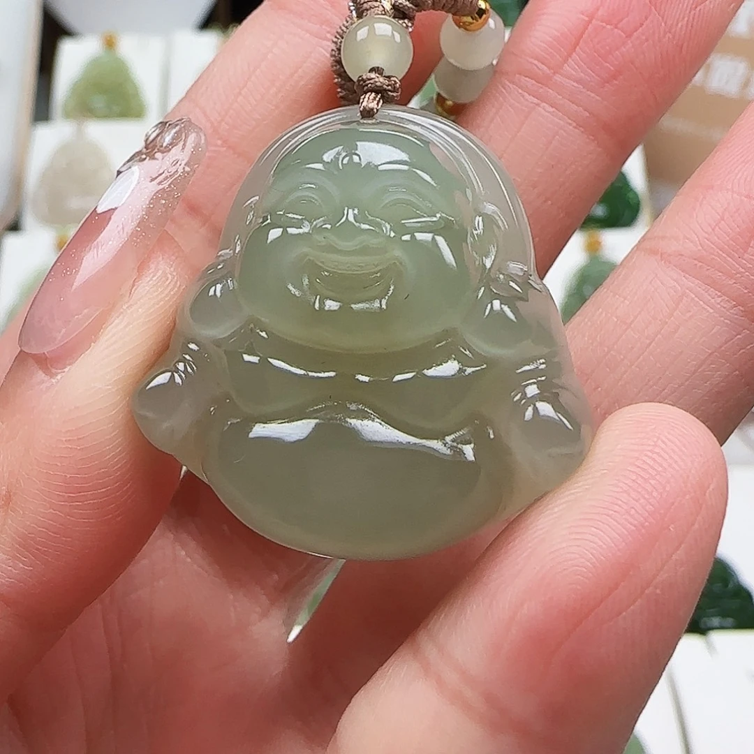 和田玉未镶嵌颈饰30