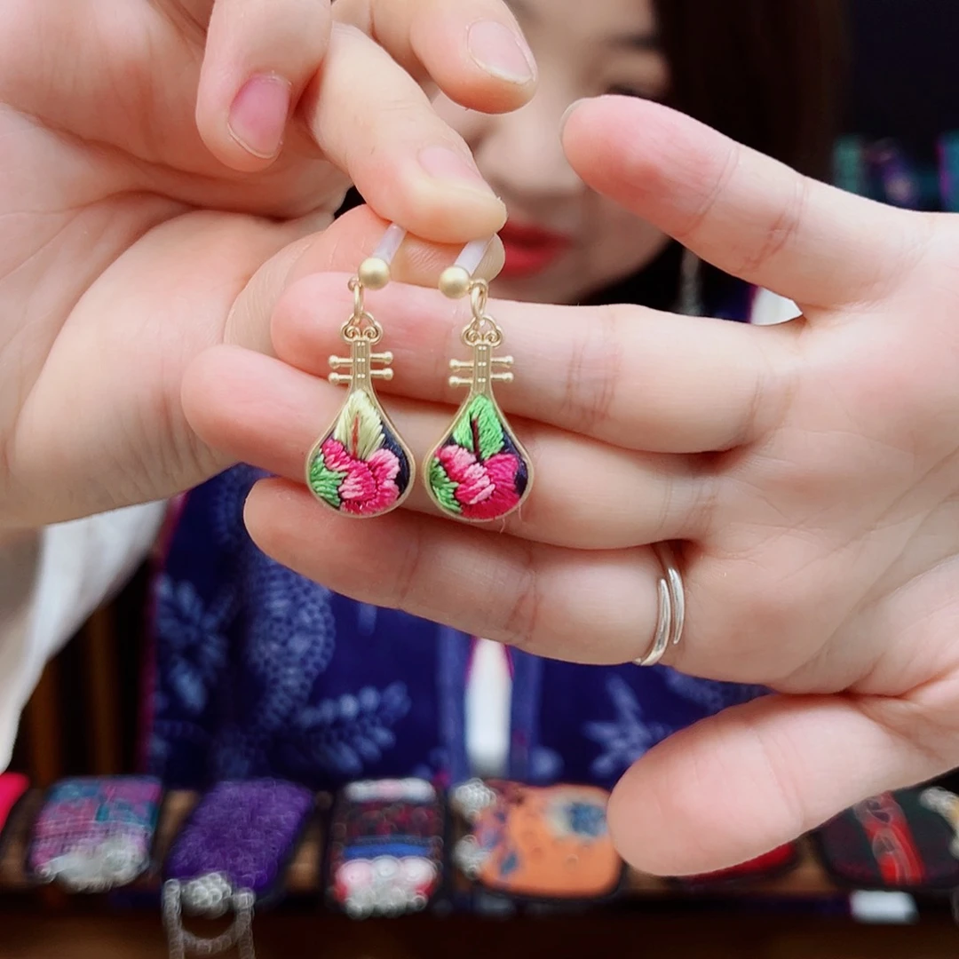 黄铜布艺925银手工饰品