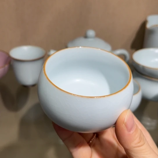 瓷片大宋名窑汝瓷茶具