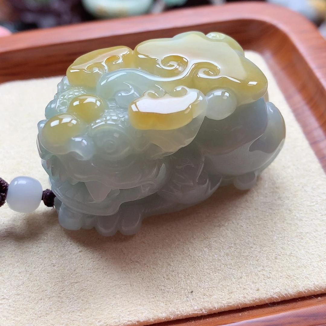 【闪购商品】翡翠未镶嵌颈饰翡翠貔貅