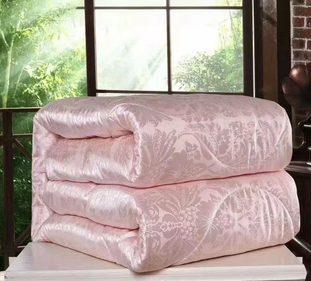 【试睡30天】高端牡丹提花轻奢欧式定制黄金茧蚕丝被