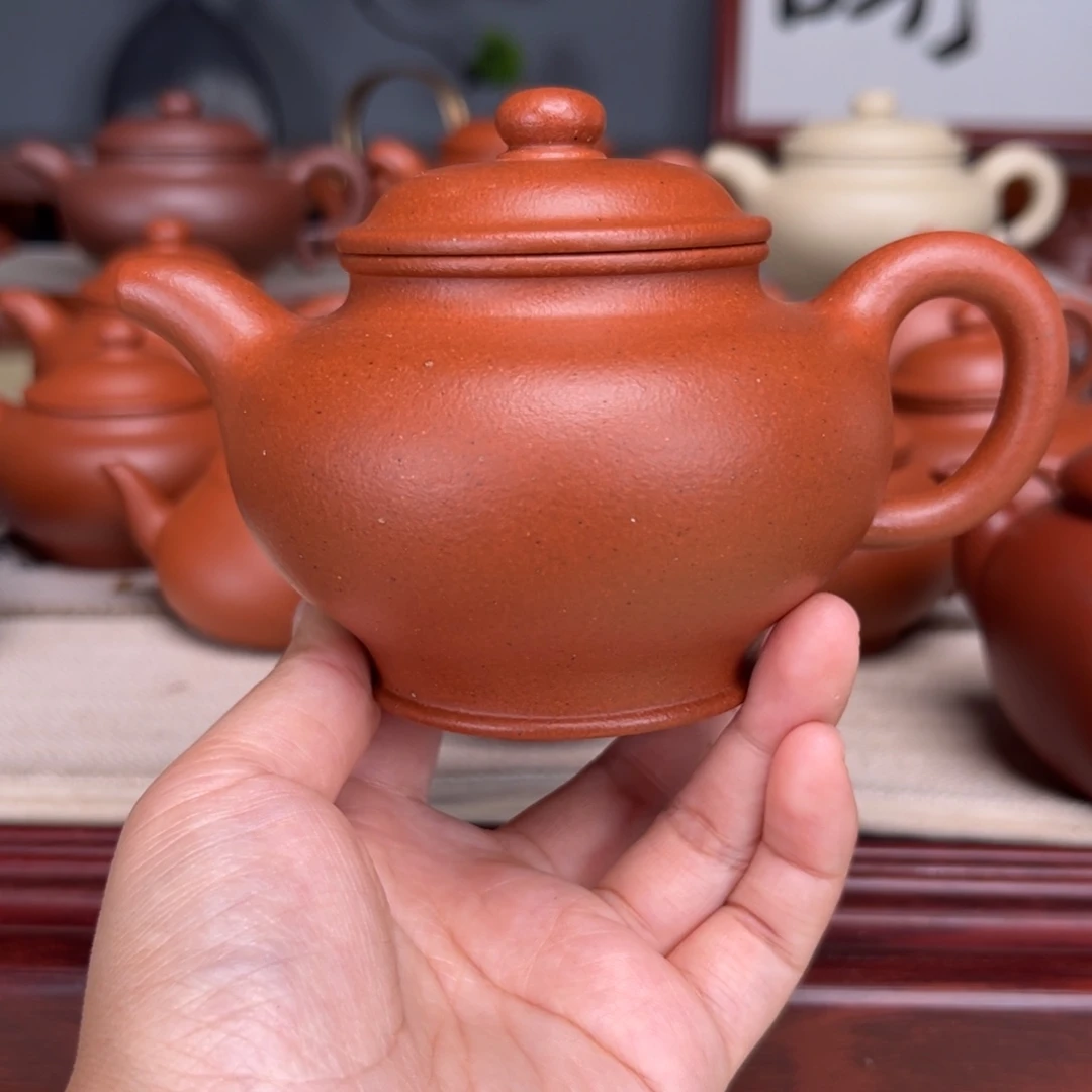 茶壶紫砂宝山红泥300