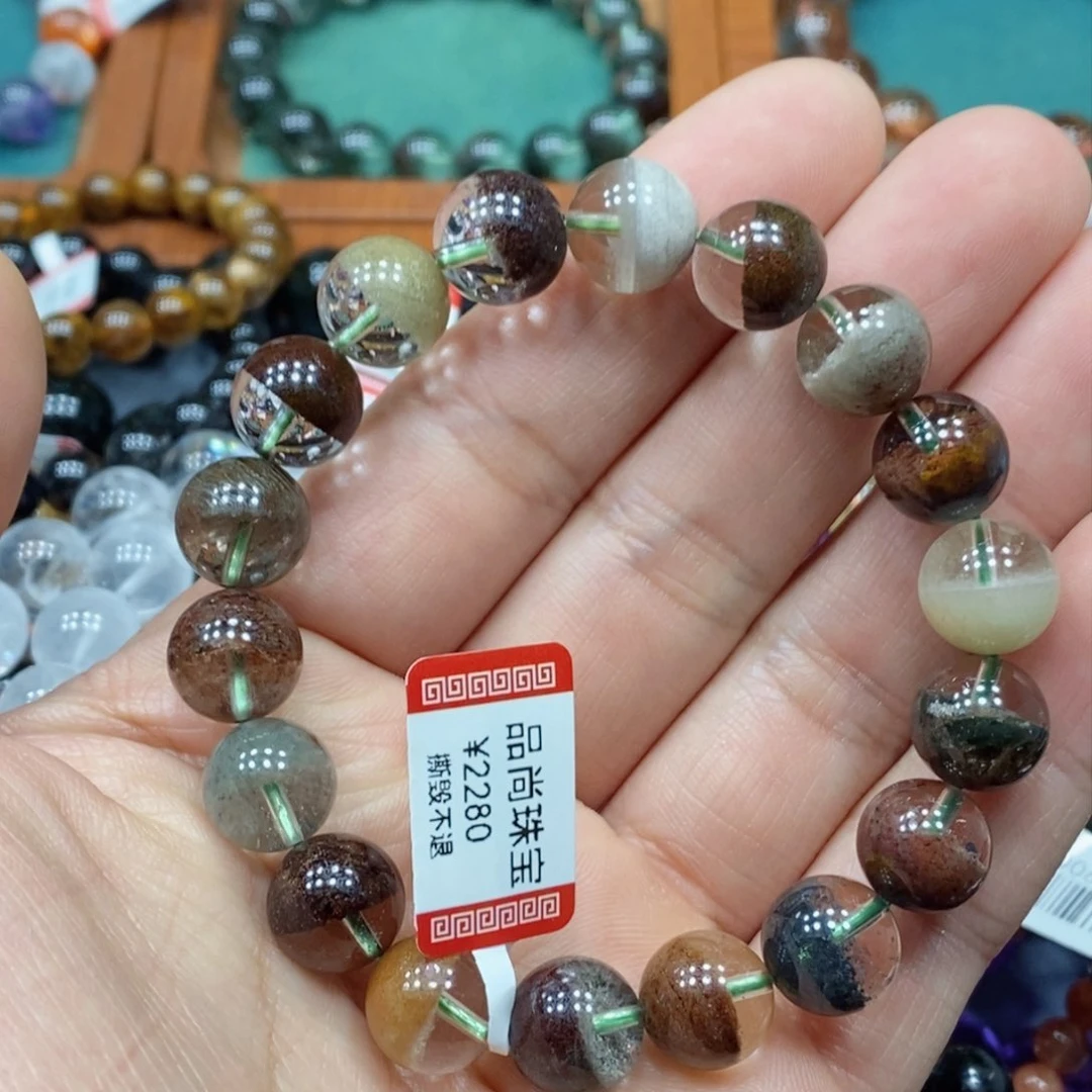 水晶手串未镶嵌天然