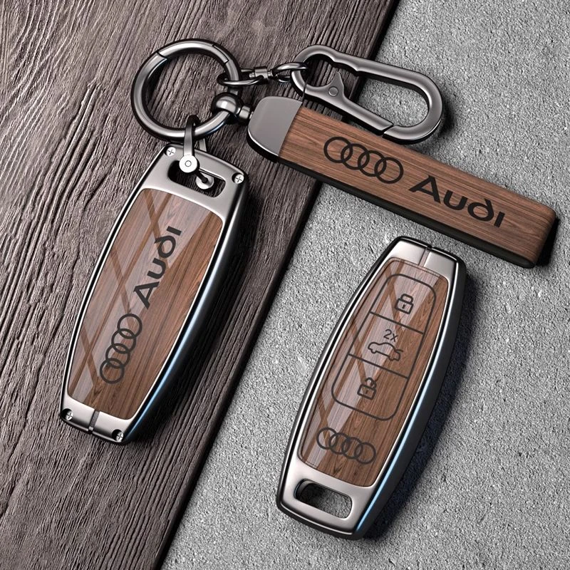 奥迪a6l钥匙套a4l专用q5l女a3男q3汽车a7l装饰q2l用品a5l壳a8扣