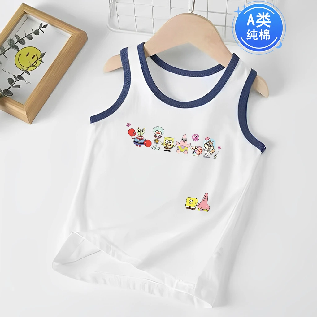 女小童背心夏装婴幼儿吊带2025新款洋气女孩无袖上衣夏季百搭款潮