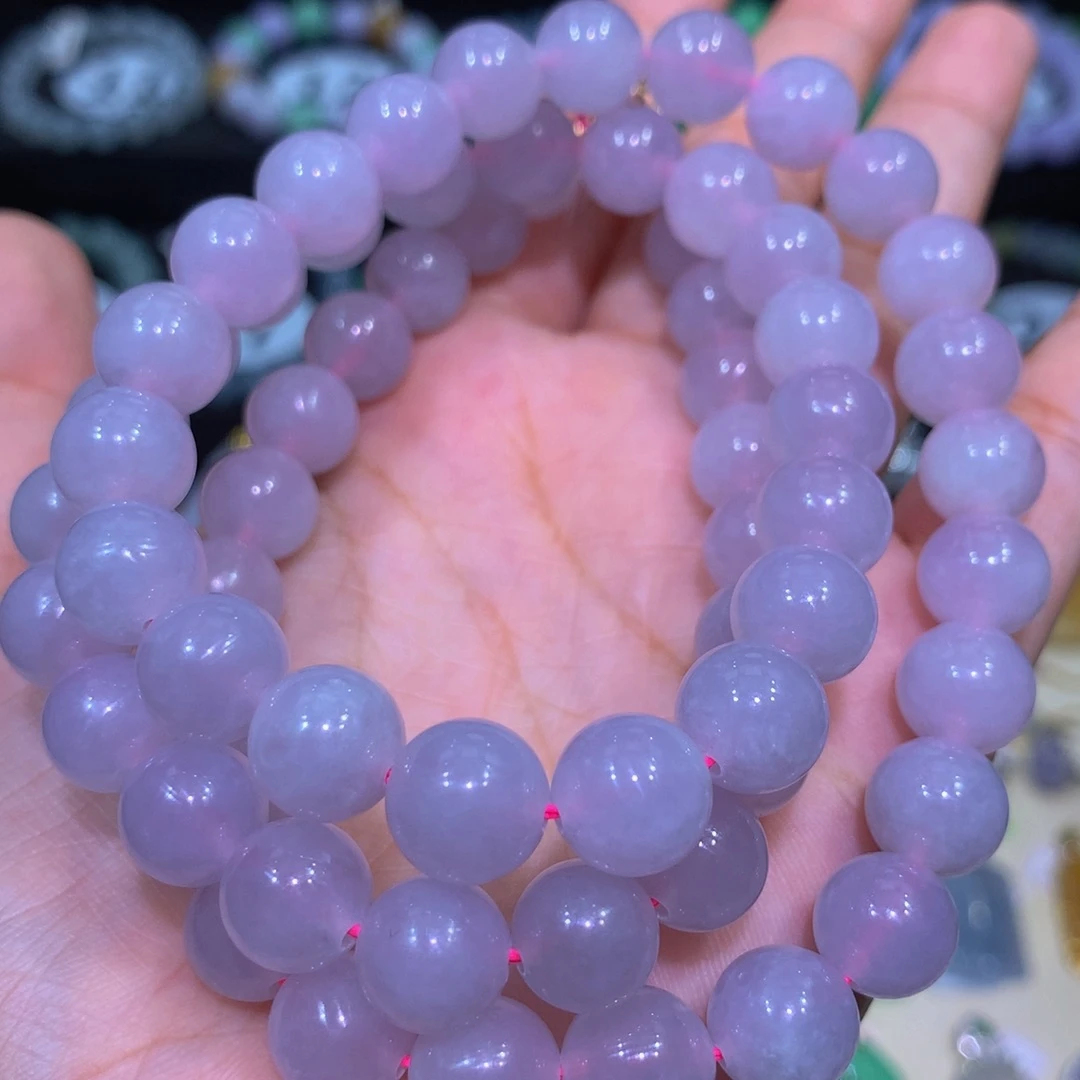 m***粒翡翠未镶嵌手链翡翠