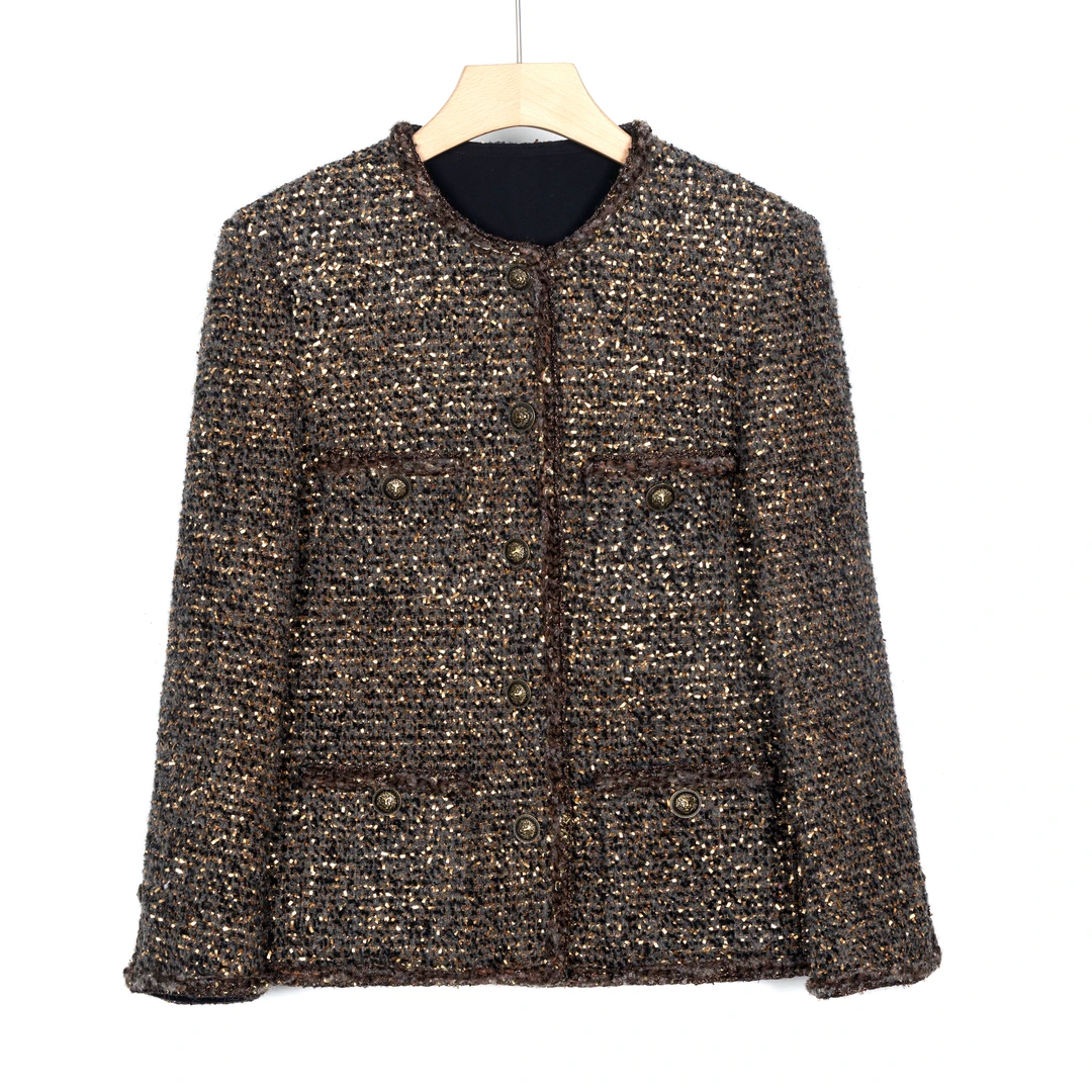 杭州超哥【2025】2025年新款高端原创小香风外套CO83675