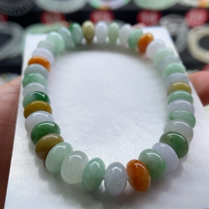 未镶嵌手链翡翠卡8.6