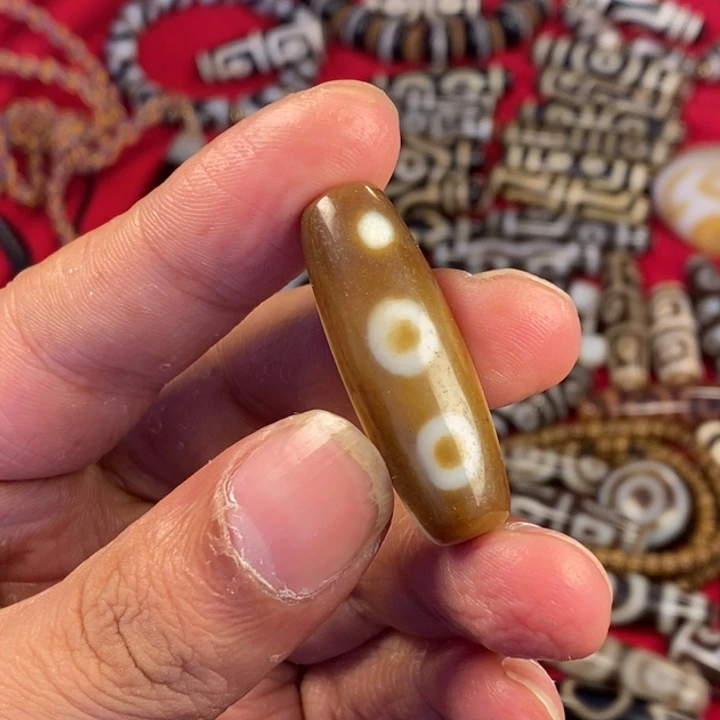 玛瑙/玉髓未镶嵌颈饰上肯老师傅糖色工艺