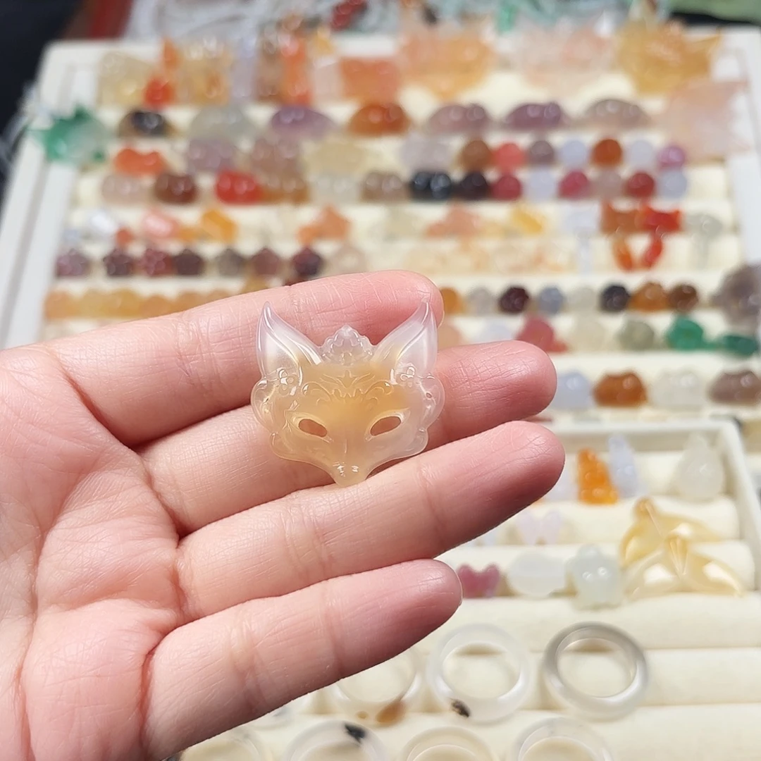 平****玛瑙/玉髓未镶嵌颈饰编好不退换