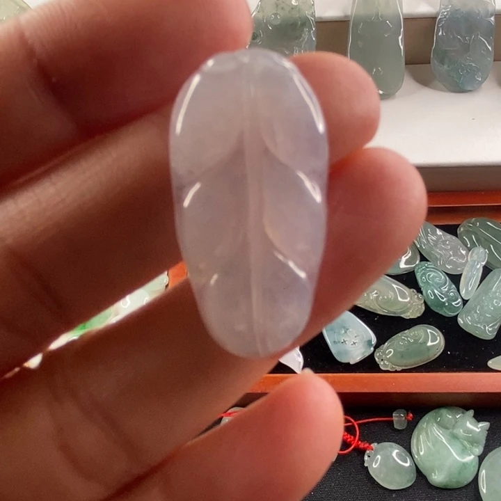 颈饰未镶嵌翡翠天然翡翠