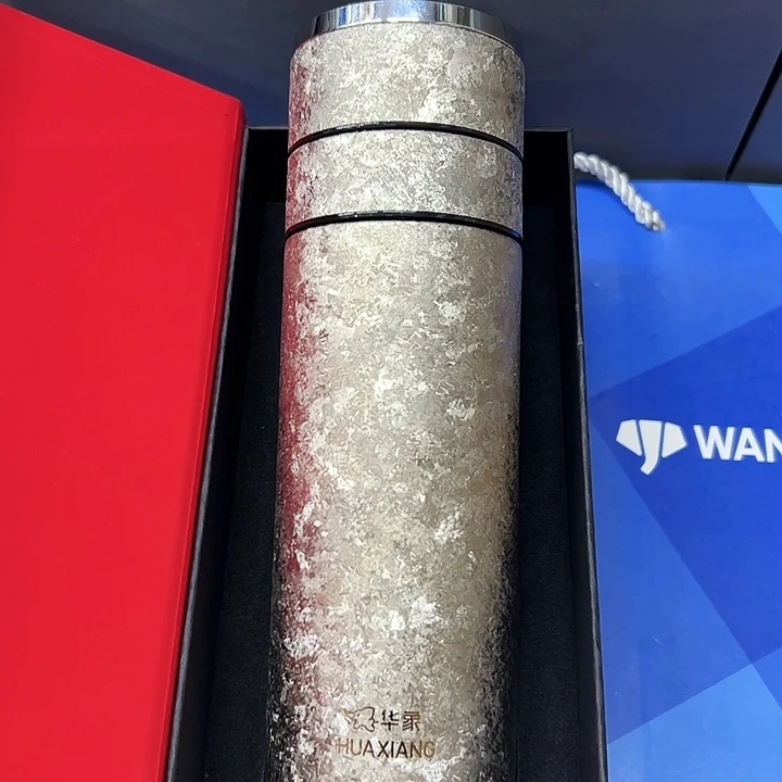 华象钛杯抗菌杯速开420银色