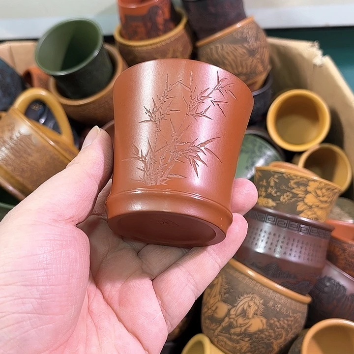 茶杯紫砂全手工紫砂主人杯