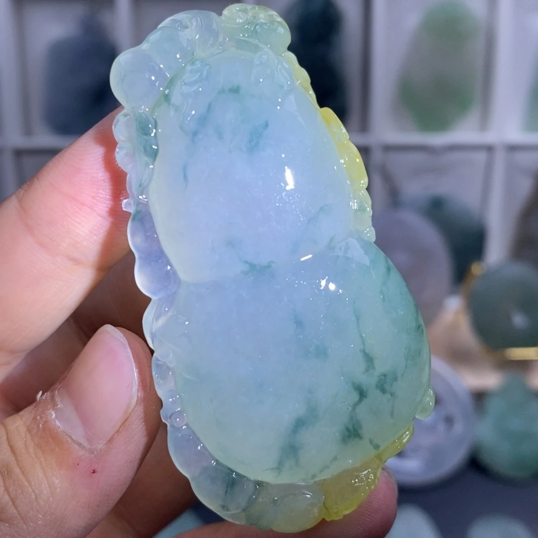未镶嵌定制翡翠葫芦