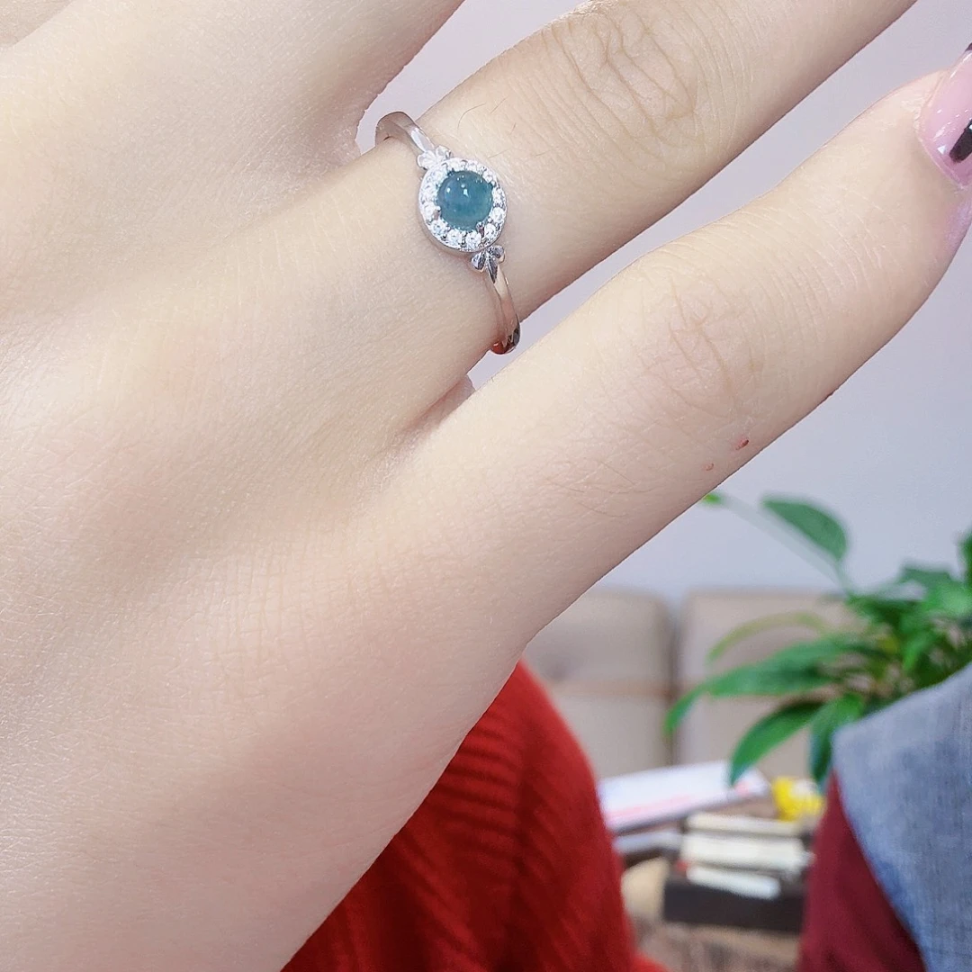 925银珐琅纯银制品 纯银戒指