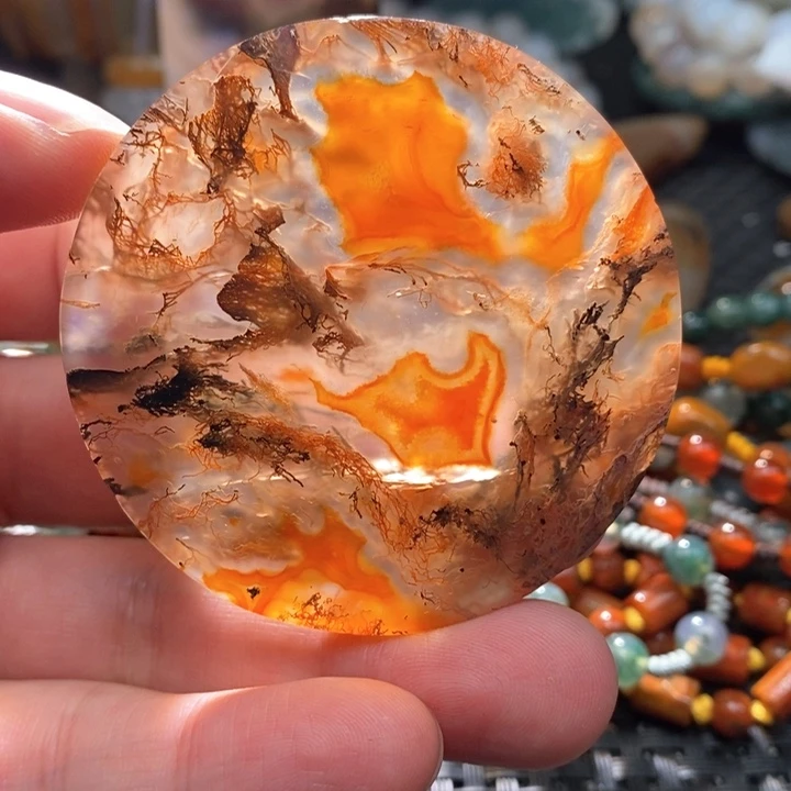 【闪购商品】玛瑙/玉髓颈饰未镶嵌坤***1