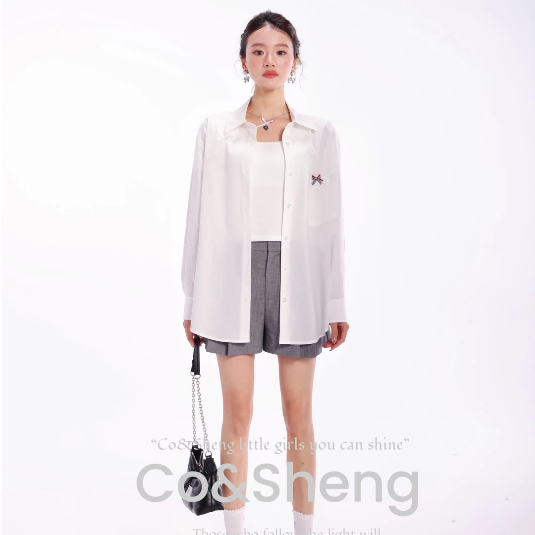 幸运日/cosheng重生150小个子2025春季三色衬衫百搭时尚出片休闲
