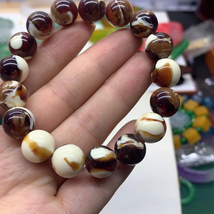 琥珀颈饰未镶嵌吊坠