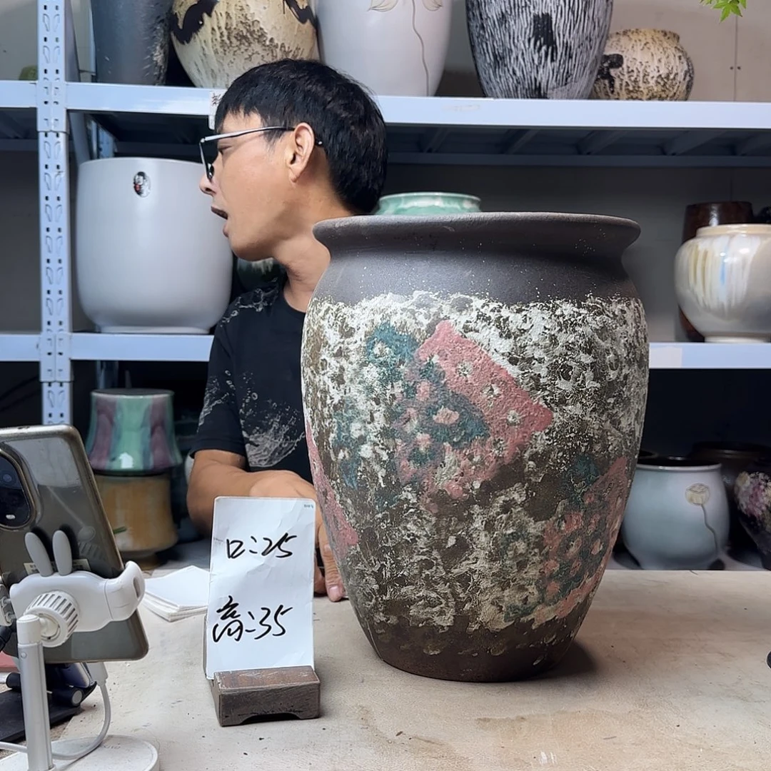 25@35 紫砂花盆尺寸