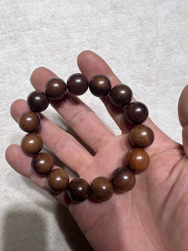 雷击枣木1.5佛珠手串15颗