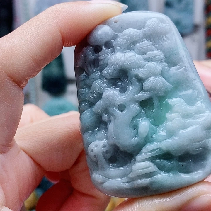翡翠未镶嵌颈饰翡翠