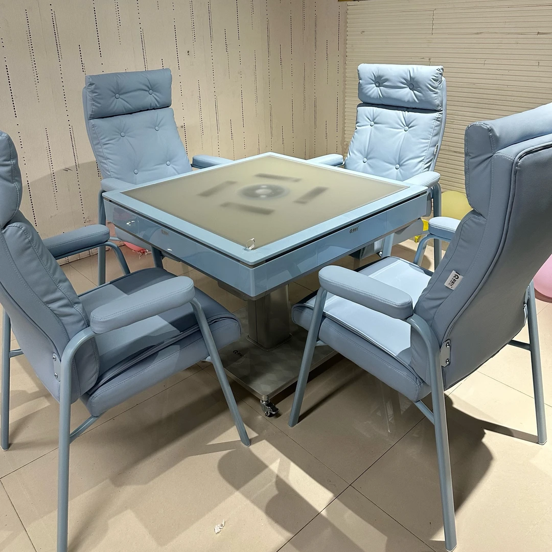 棋牌室专用加厚靠背舒适麻将椅配套麻将桌适合办公会议久坐使用