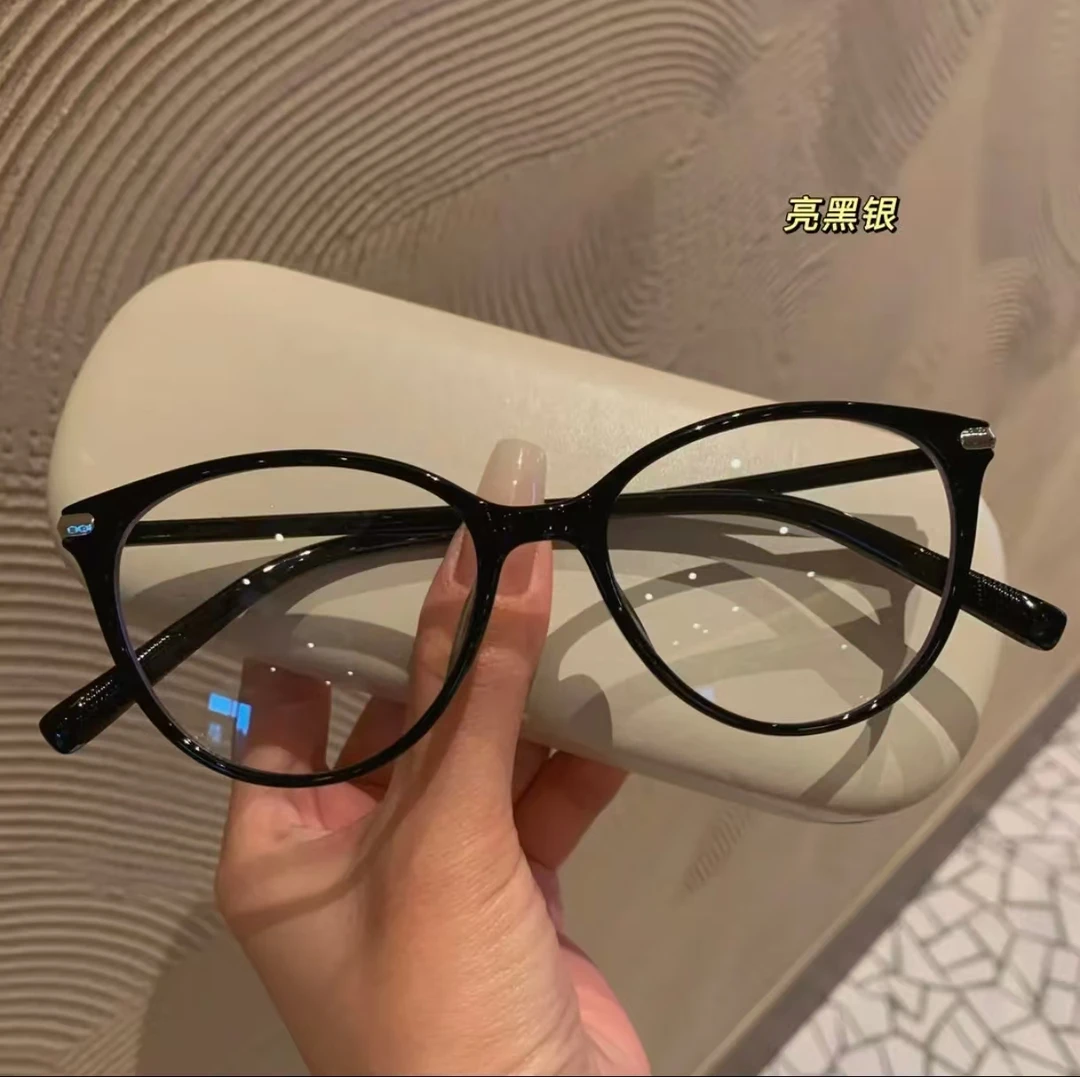 652085117145露丝同款经典黑框女士可配近视高颜值素颜镜框近视镜