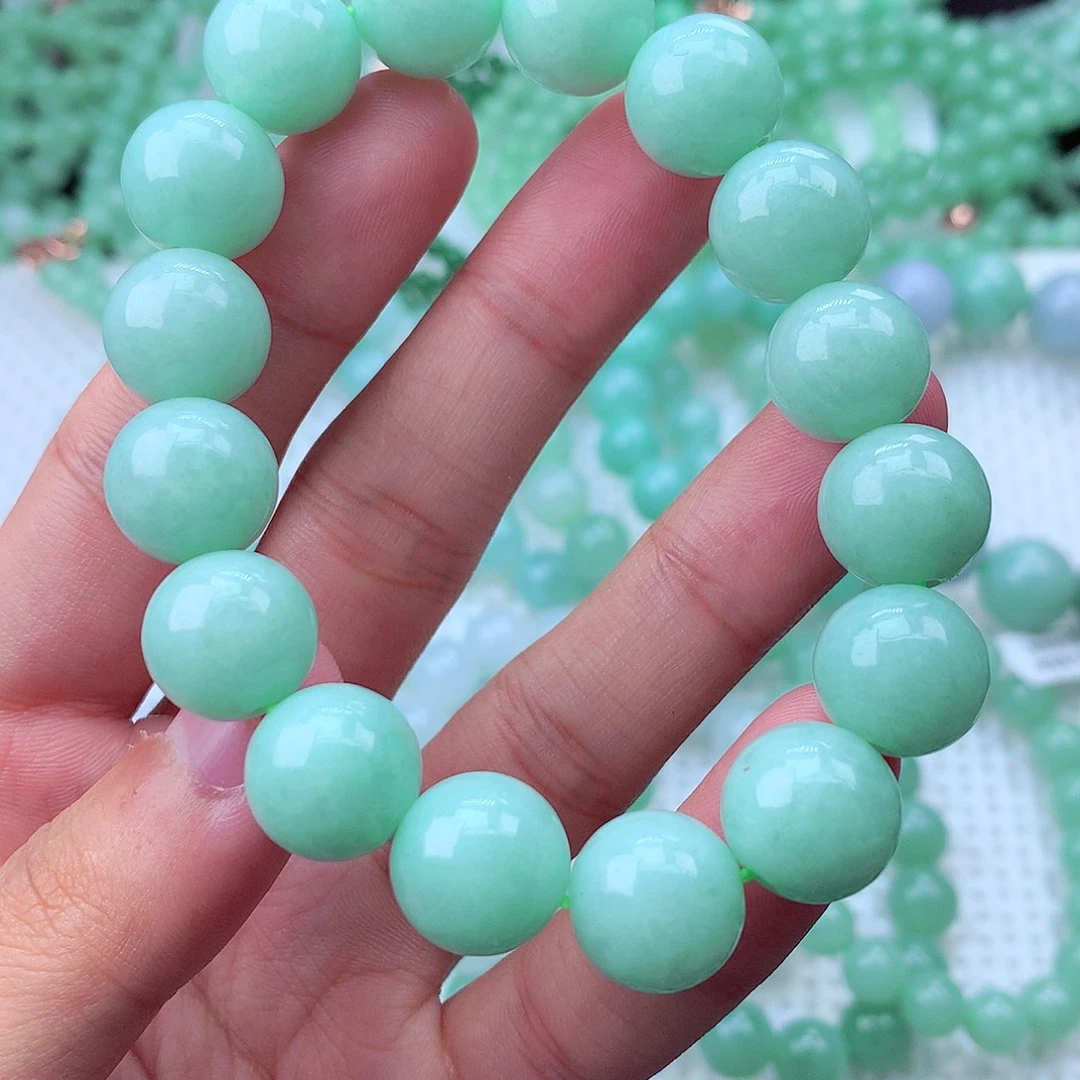 翡翠未镶嵌毛衣链