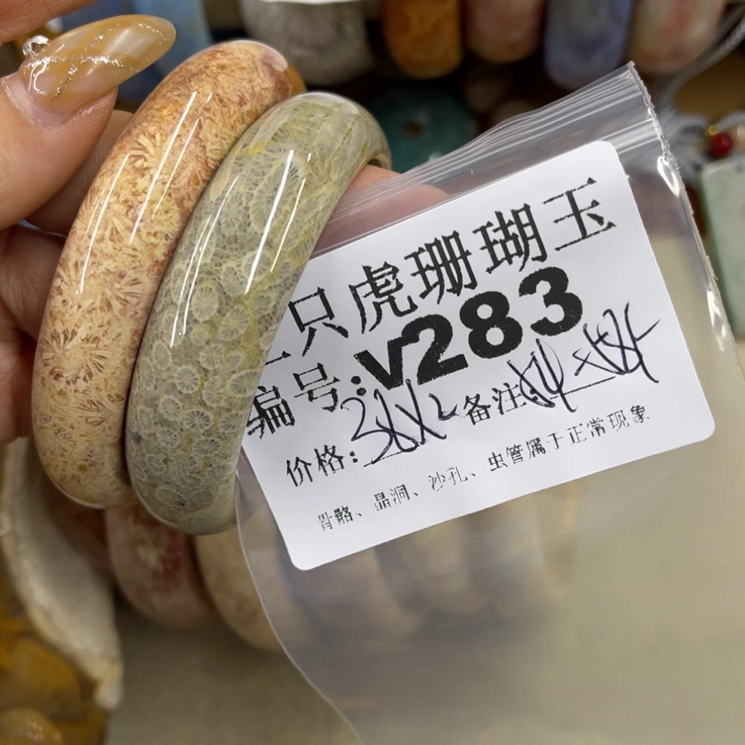 差***儿硅化珊瑚（珊瑚玉）未镶嵌h