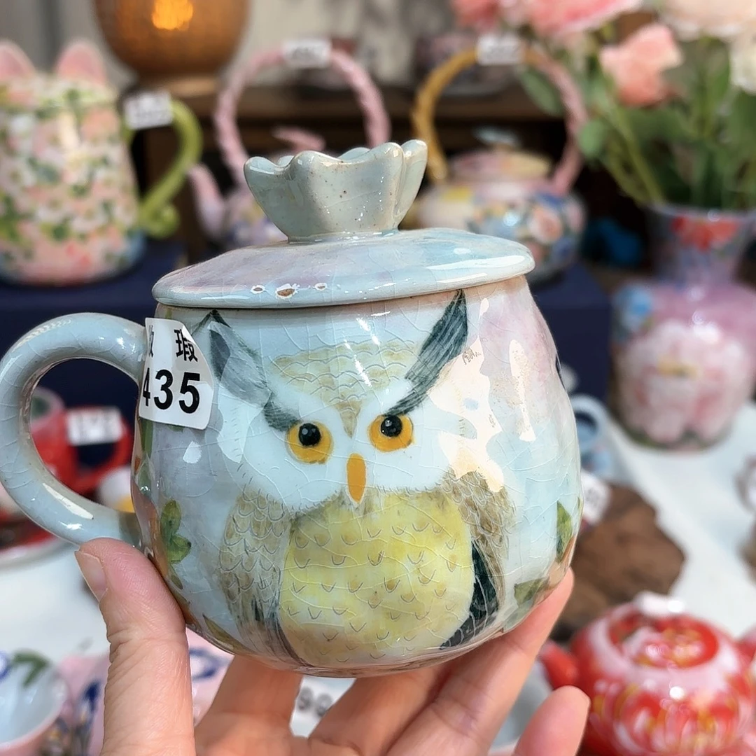 景德镇手绘高温釉下彩陶瓷茶具
